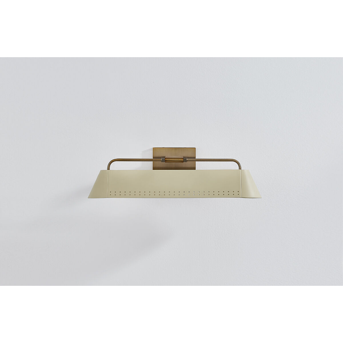 Rowan 30 watt 18.5 inch Patina Brass and Soft Sand Picture Light Wall Light